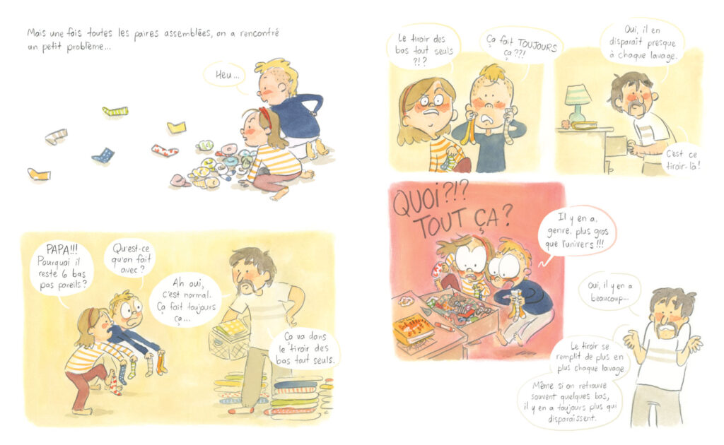 Le tiroir des bas tout seuls